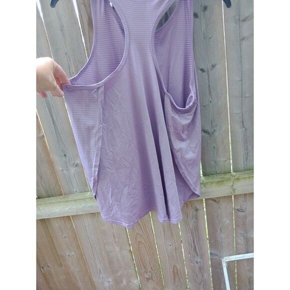 avia razorback tank top lilac purple open slit sides women's XS 0-2 - Picture 6 of 7